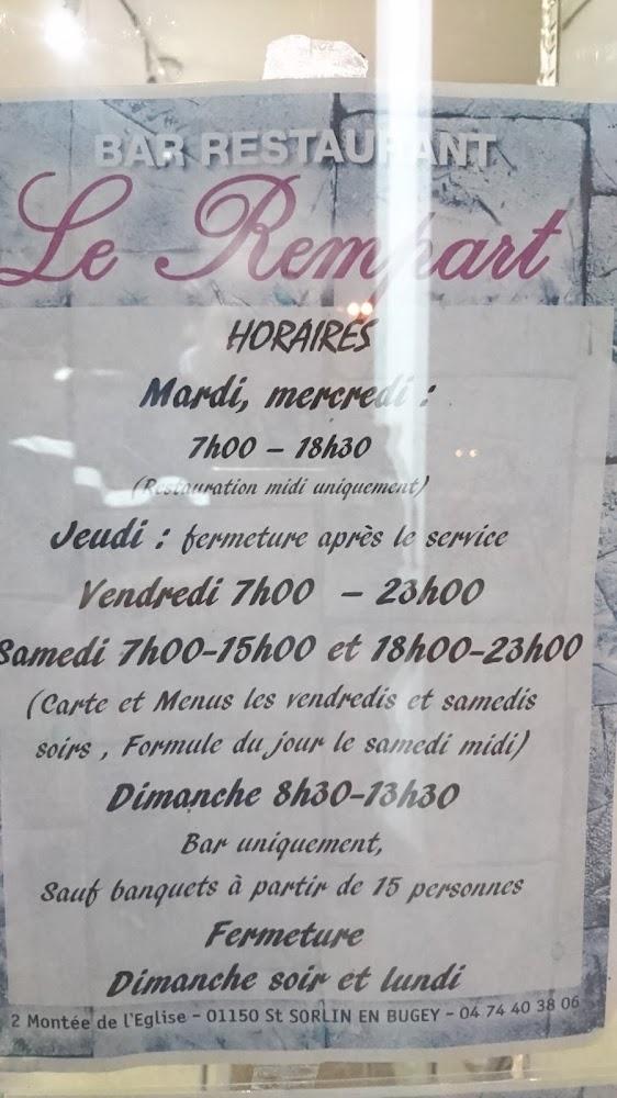 Le Rempart - Menu Image 4